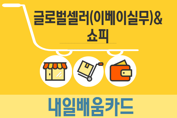[내일배움카드] 8월 글로벌셀러(이베이실무)&쇼피(야간)